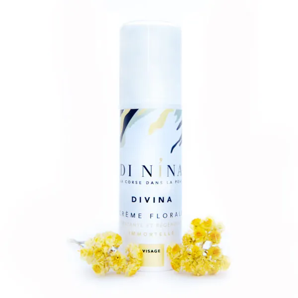 Crème visage fleur d'immortelle DIVINA 30 ml