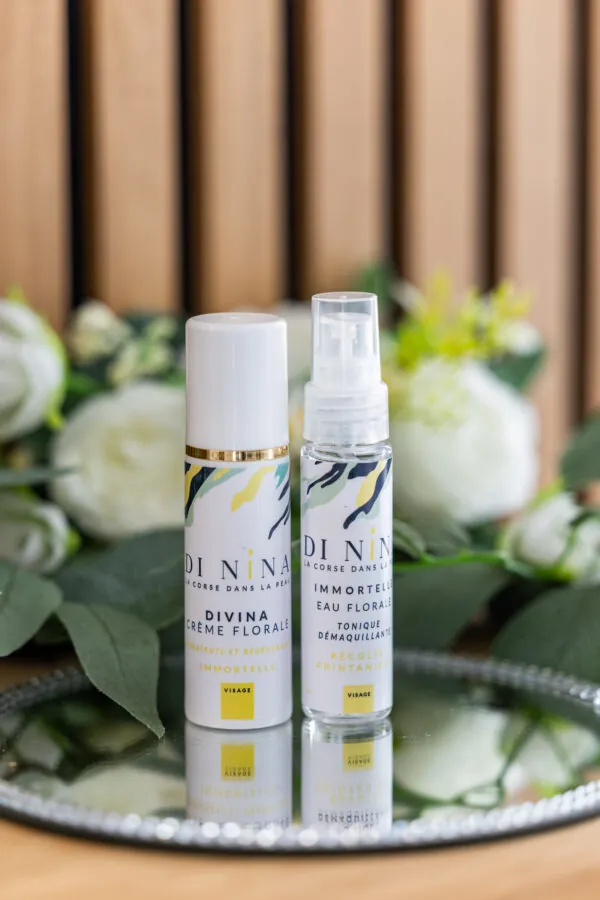 Rituel Visage Eclat avec sa crème Immortelle de Corse